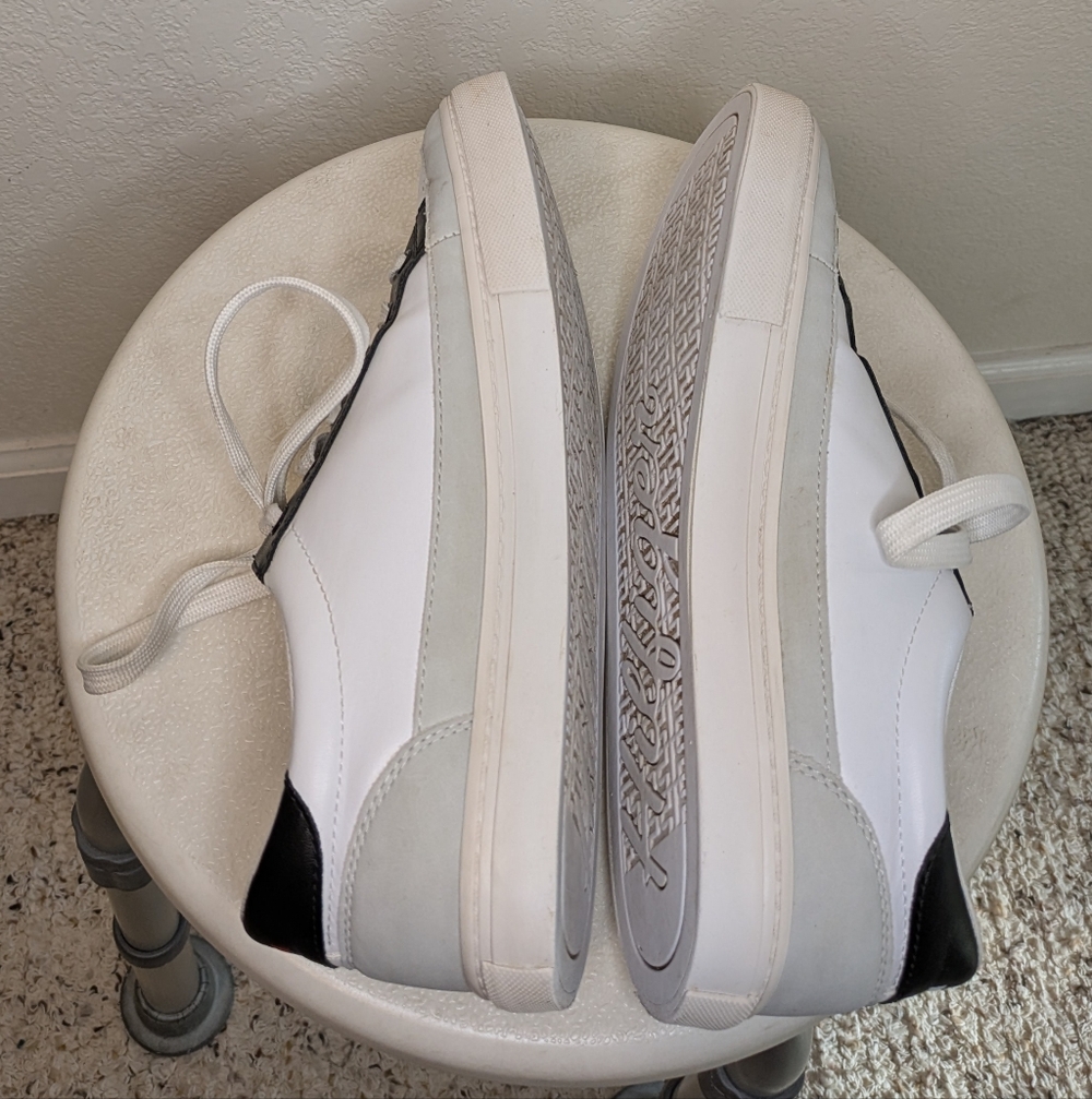 Tommy Hilfiger Black and White Casual Sneakers - Picture 5 of 8